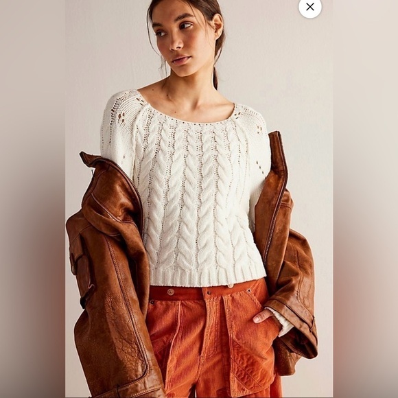 Free People Sandre Pullover size large - NWOT - Picture 3 of 12